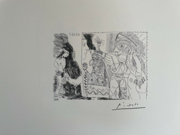 Ecrivain et Egerie - Pablo Picasso