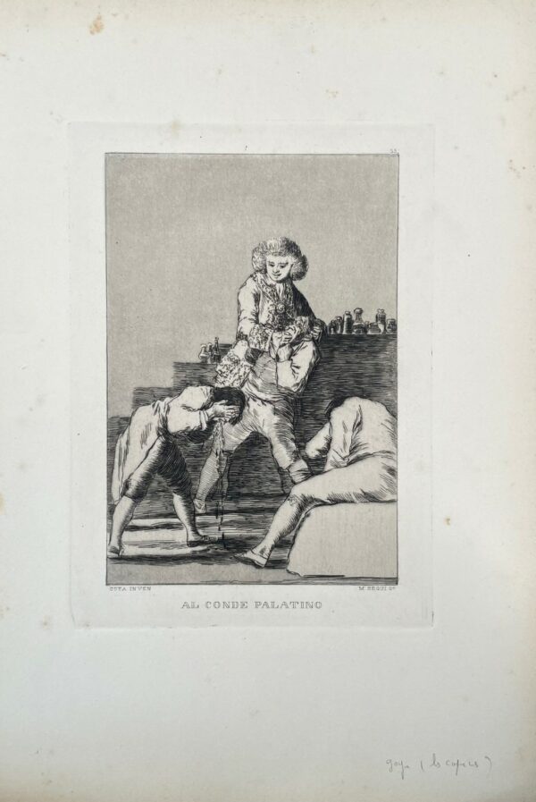 Al Conde Palatino - Francisco De Goya