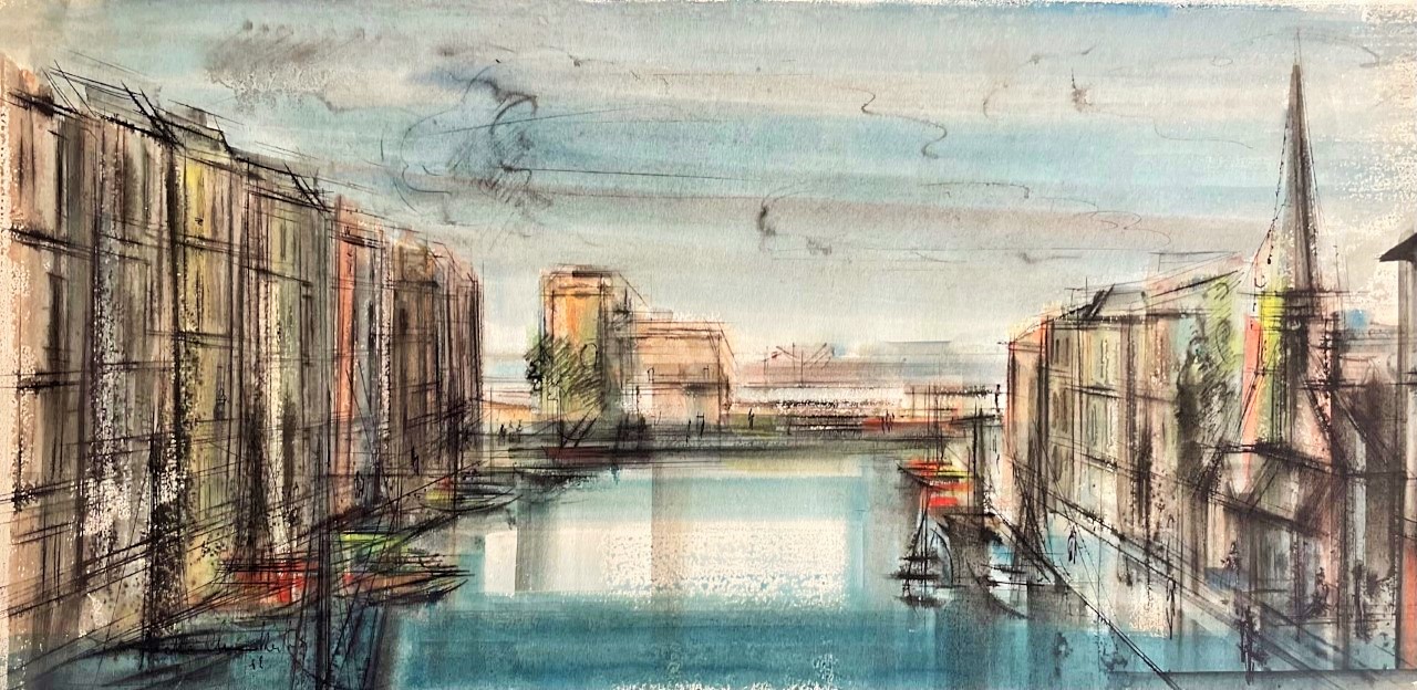 Vue du Port - Sacha Chimkevitch – Image 1