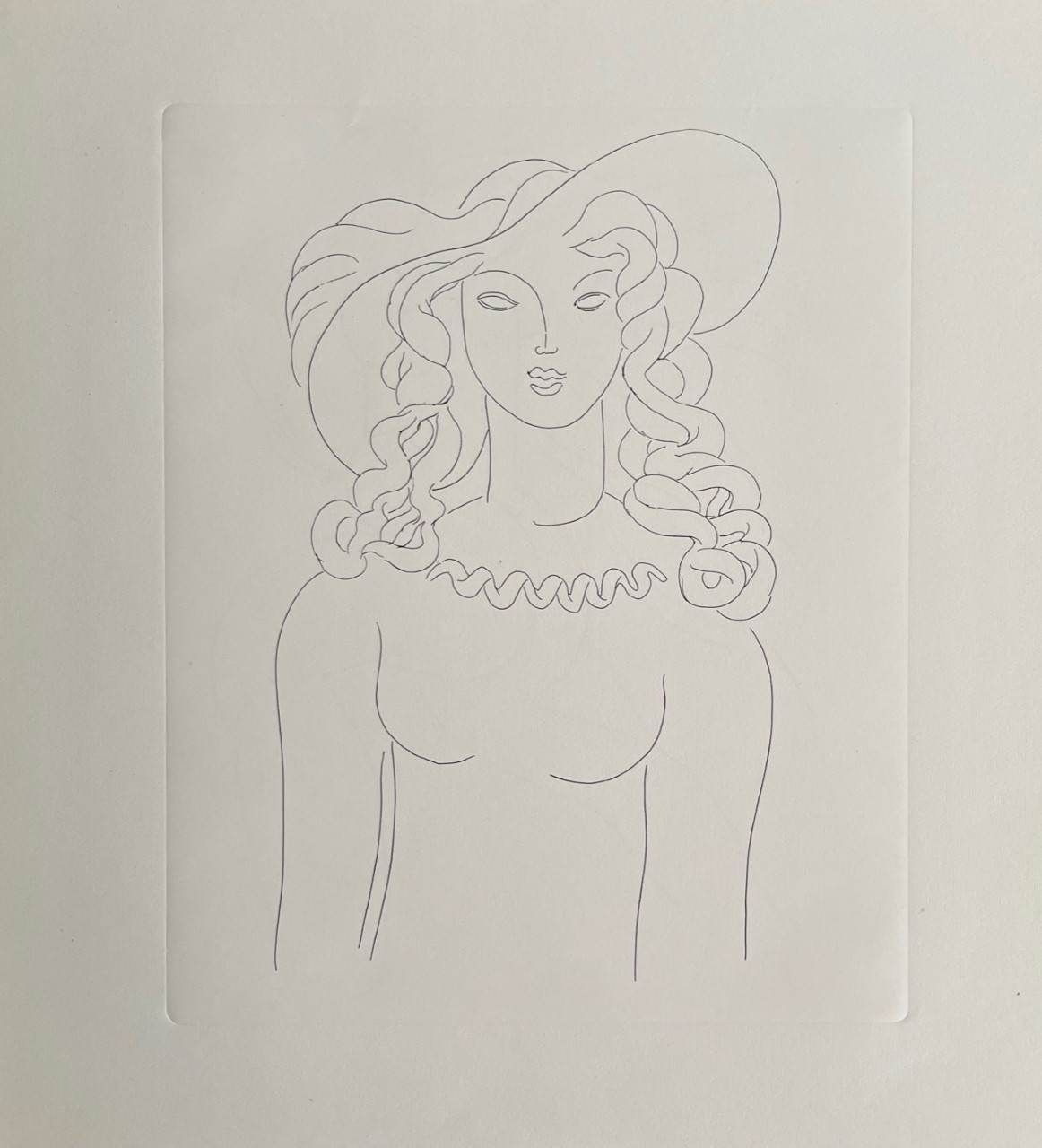 Jeune Femme au Chapeau - Henri Matisse – Image 1