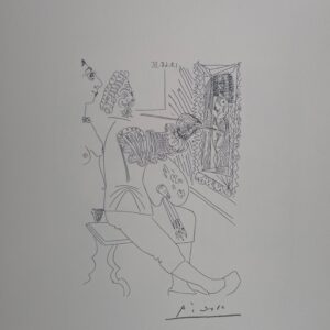 Artiste Peintre au Travail - Picasso Pablo