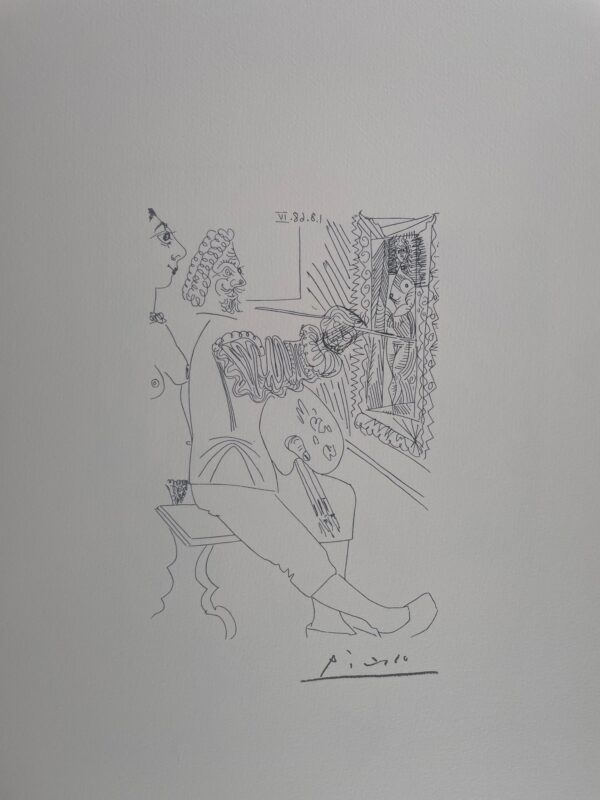 Artiste Peintre au Travail - Picasso Pablo