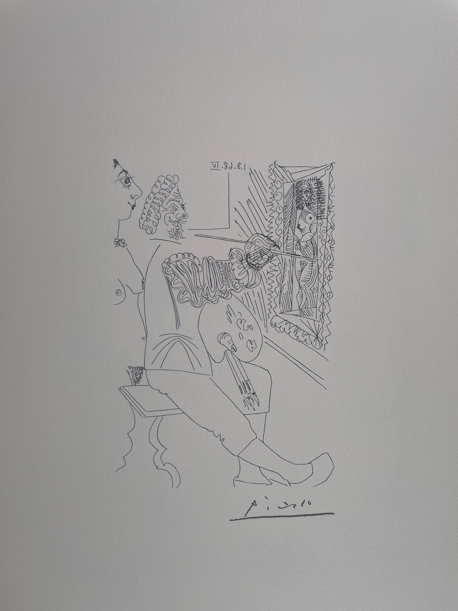 Artiste Peintre au Travail - Picasso Pablo – Image 1