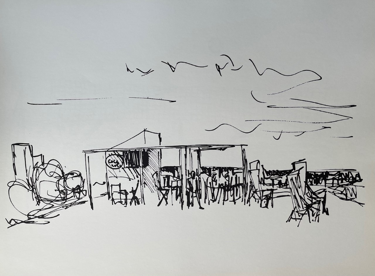 Scene de Plage - Jean-Jacques Morvan – Image 1