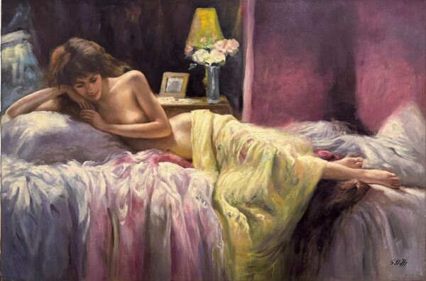 Repos sur le Lit Mauve - Samuel Smills