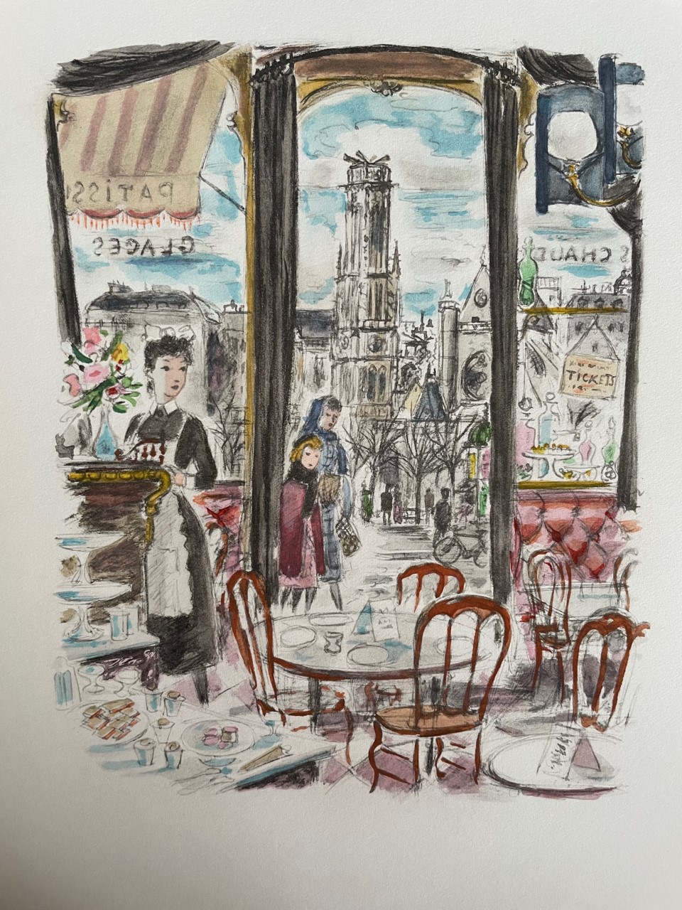 La Serveuse - André Dignimont – Image 1