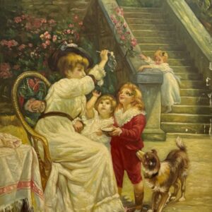 L’enfance dans le Jardin Ancien - Ecole Française Xxe