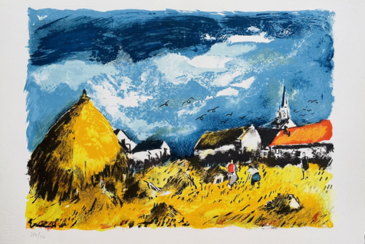 La Route...reflets...le Bles - Maurice De Vlaminck
