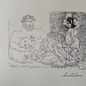 Le Repos du Sculpteur - Picasso Pablo
