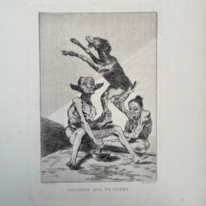 Aquarda Que Te Unten - Francisco De Goya
