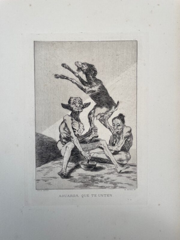 Aquarda Que Te Unten - Francisco De Goya
