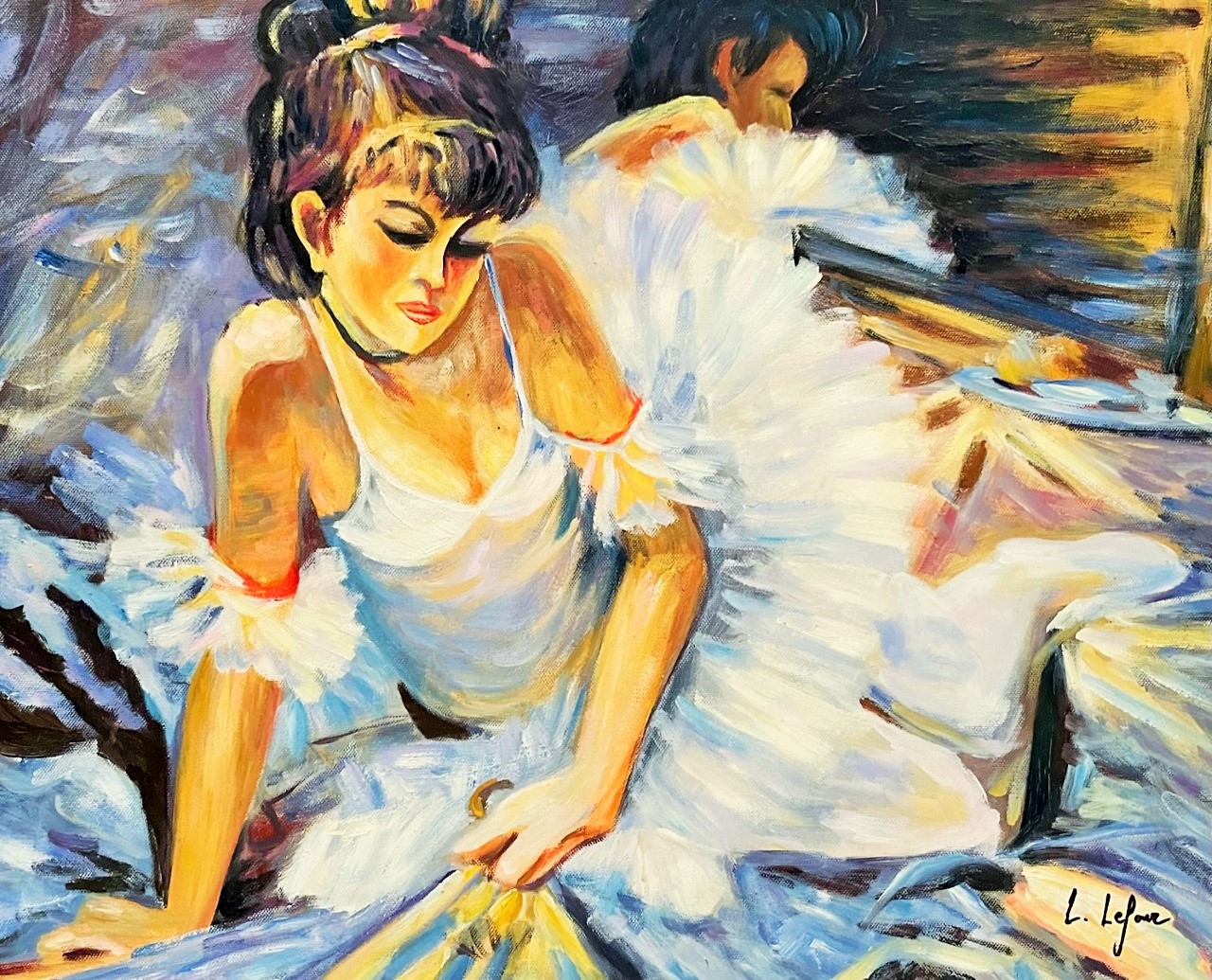 Danseuse au Repos - 20E Eeuw L.lefour – Image 1