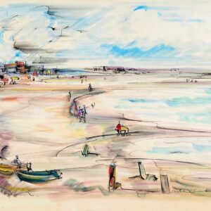 Les Promeneurs sur la Plage - Sacha Chimkevitch