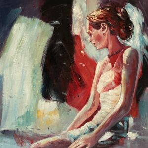 Jeune Fille au Chignon - Carole Hermann 20E Eeuw