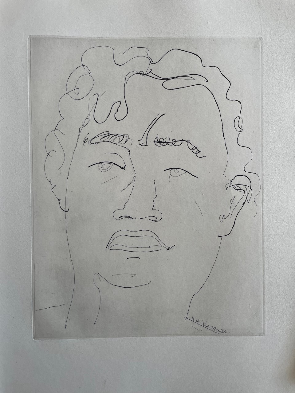 Visage - Henri De Waroquier – Image 1
