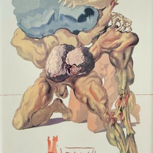 Salvador Dali - Sérigraphie Sur Céramique