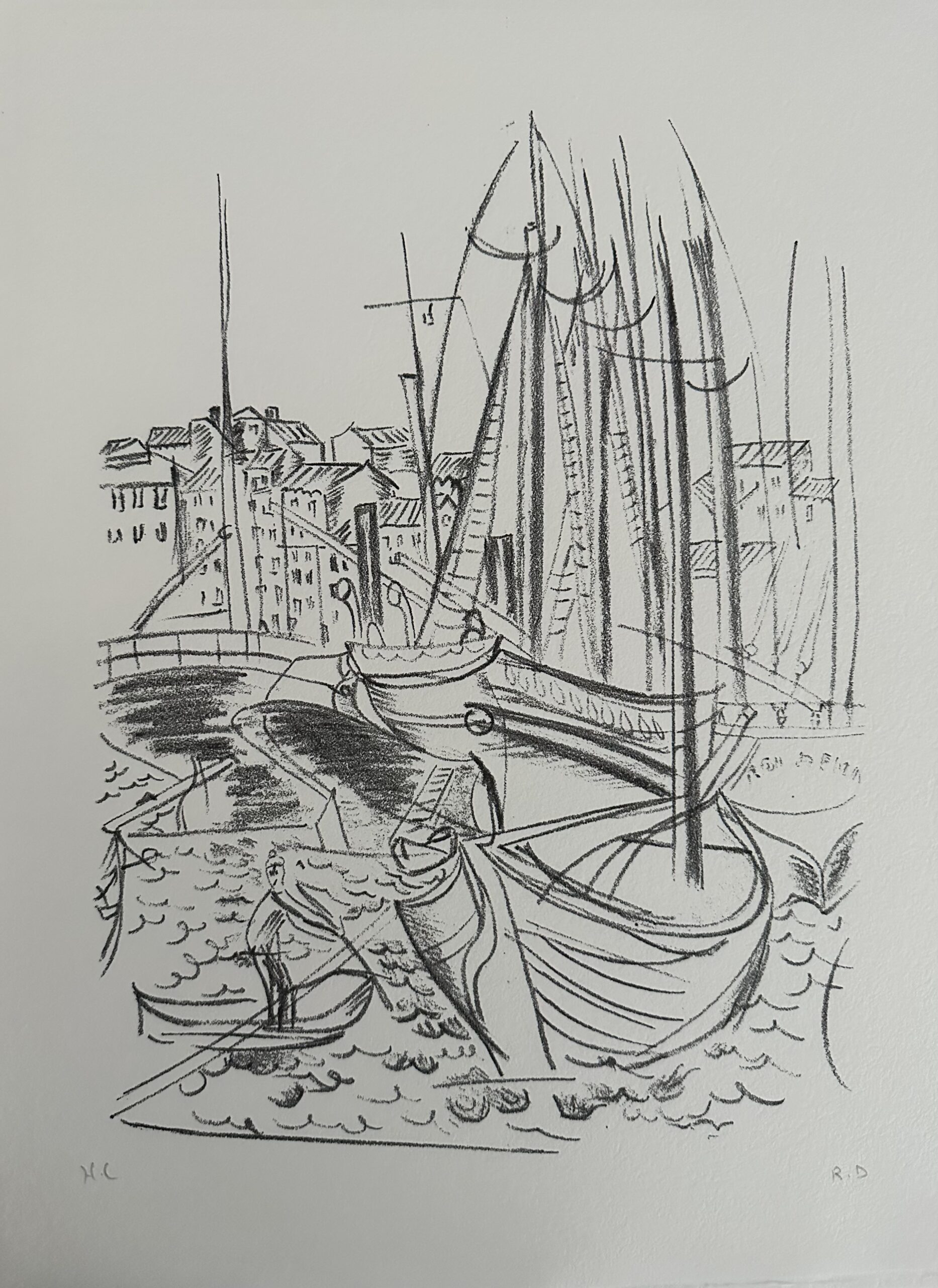 Bateaux A Marseille - Dufy Raoul – Image 1
