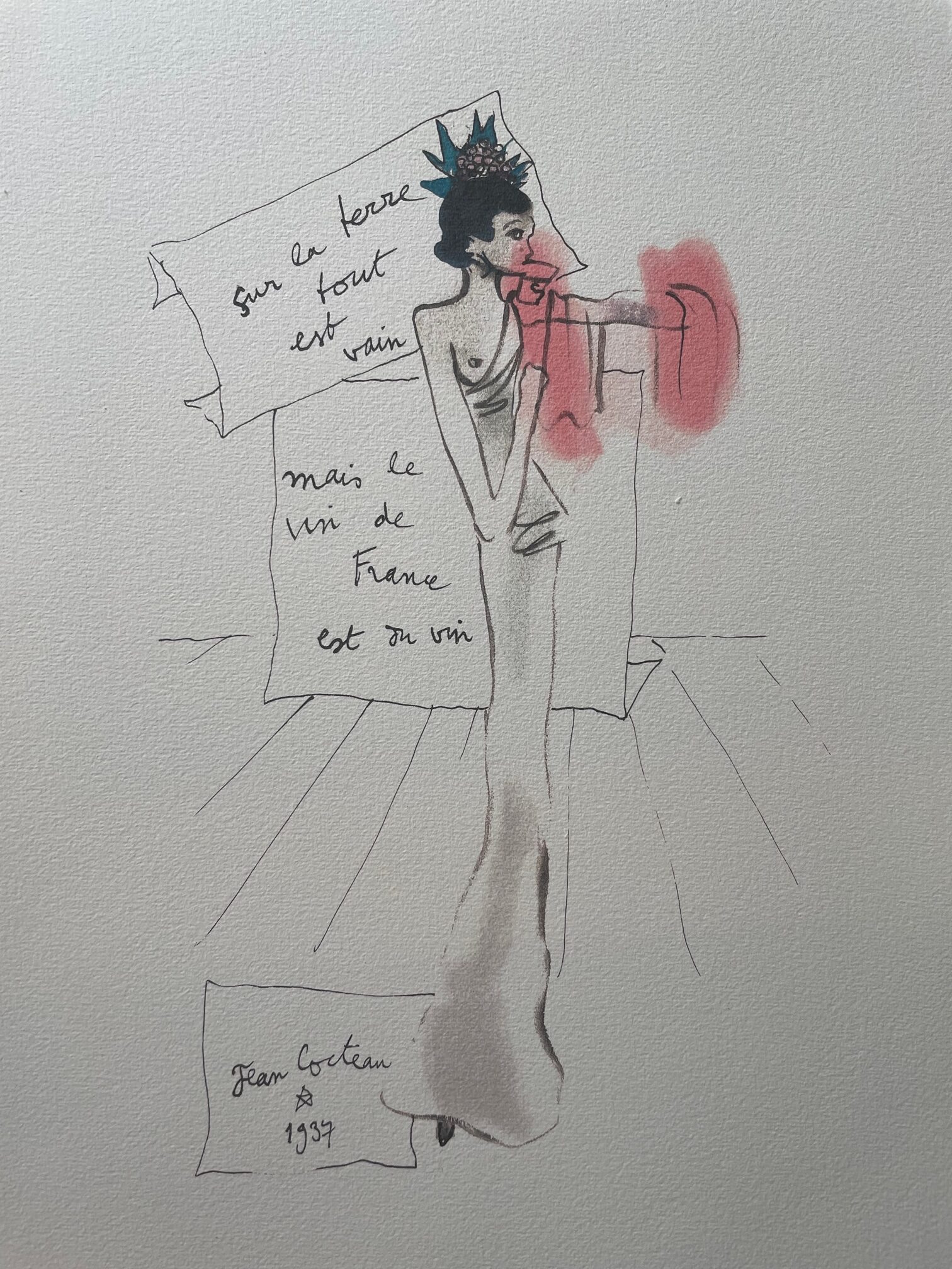 Sur la Terre , Tout Est Vain - Jean Cocteau – Image 1