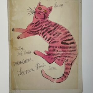 Chat Rose - Warhol Andy
