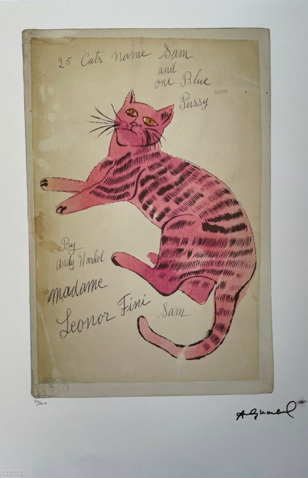 Chat Rose - Warhol Andy