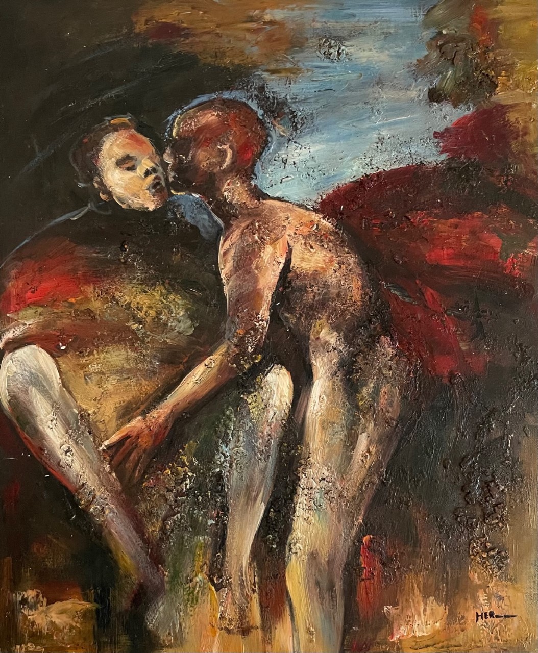 Le Couple - 20E Eeuw Ecole Moderne – Image 1