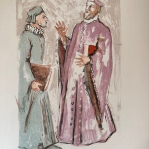 Deux Hommes en Robes de L'epoque - Brayer Yves