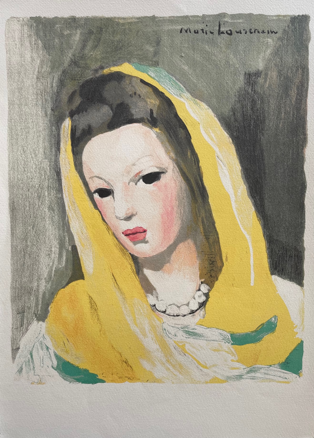 Femme au Foulard Jaune - Laurencin Marie – Image 1