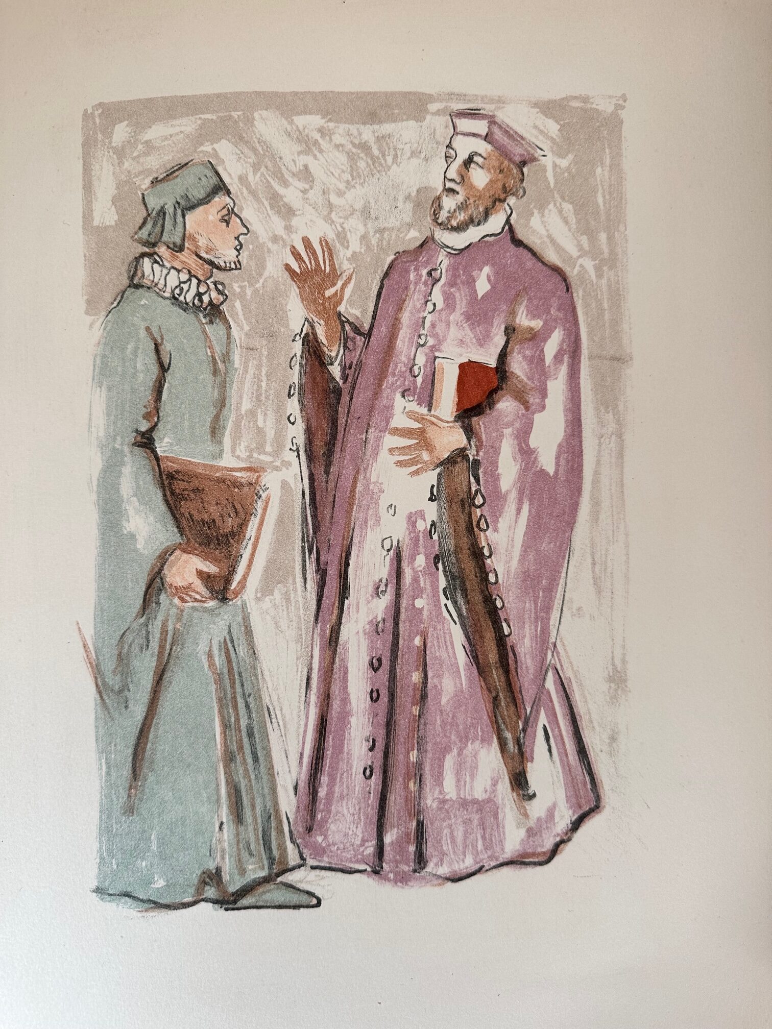 Deux Hommes en Robes de L
