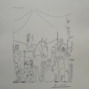 Modele A Cheval - Picasso Pablo