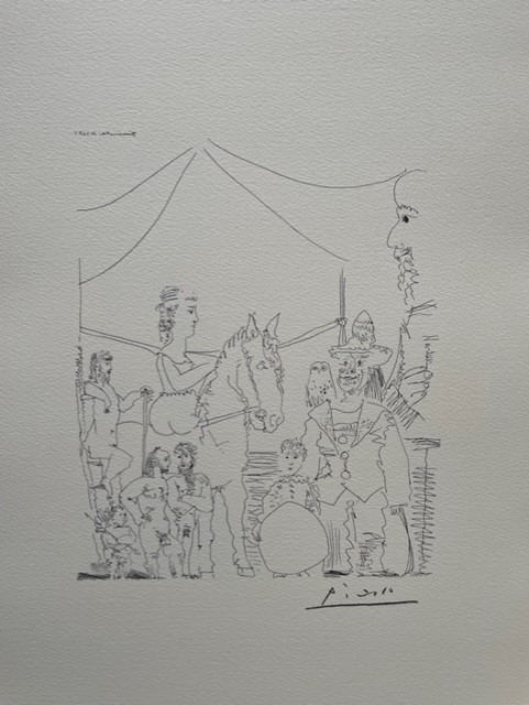 Modele A Cheval - Picasso Pablo