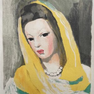 Femme au Foulard Jaune - Marie Laurencin