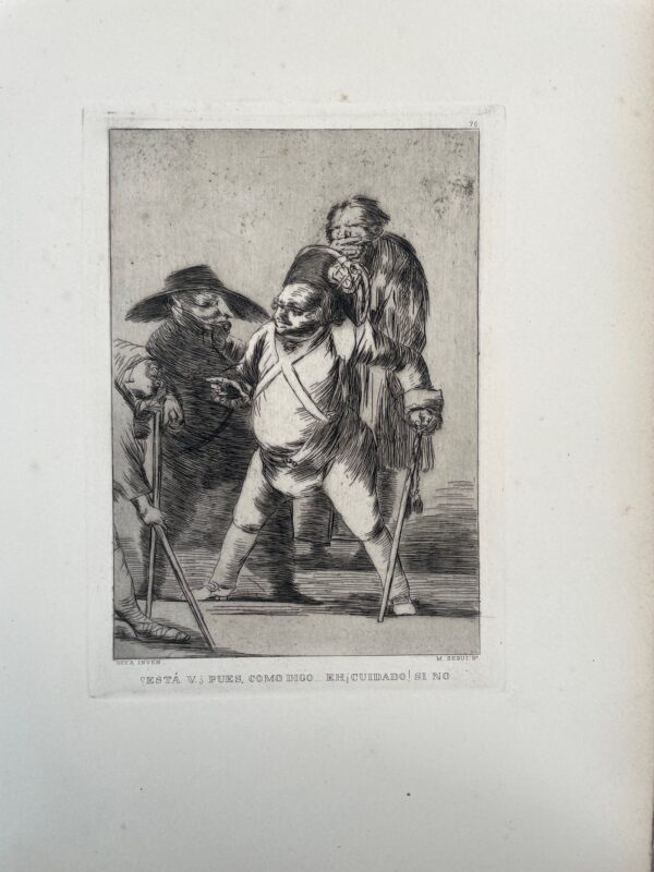 Esta V Pues Como Digo Eh Cuidado Si No - Francisco De Goya