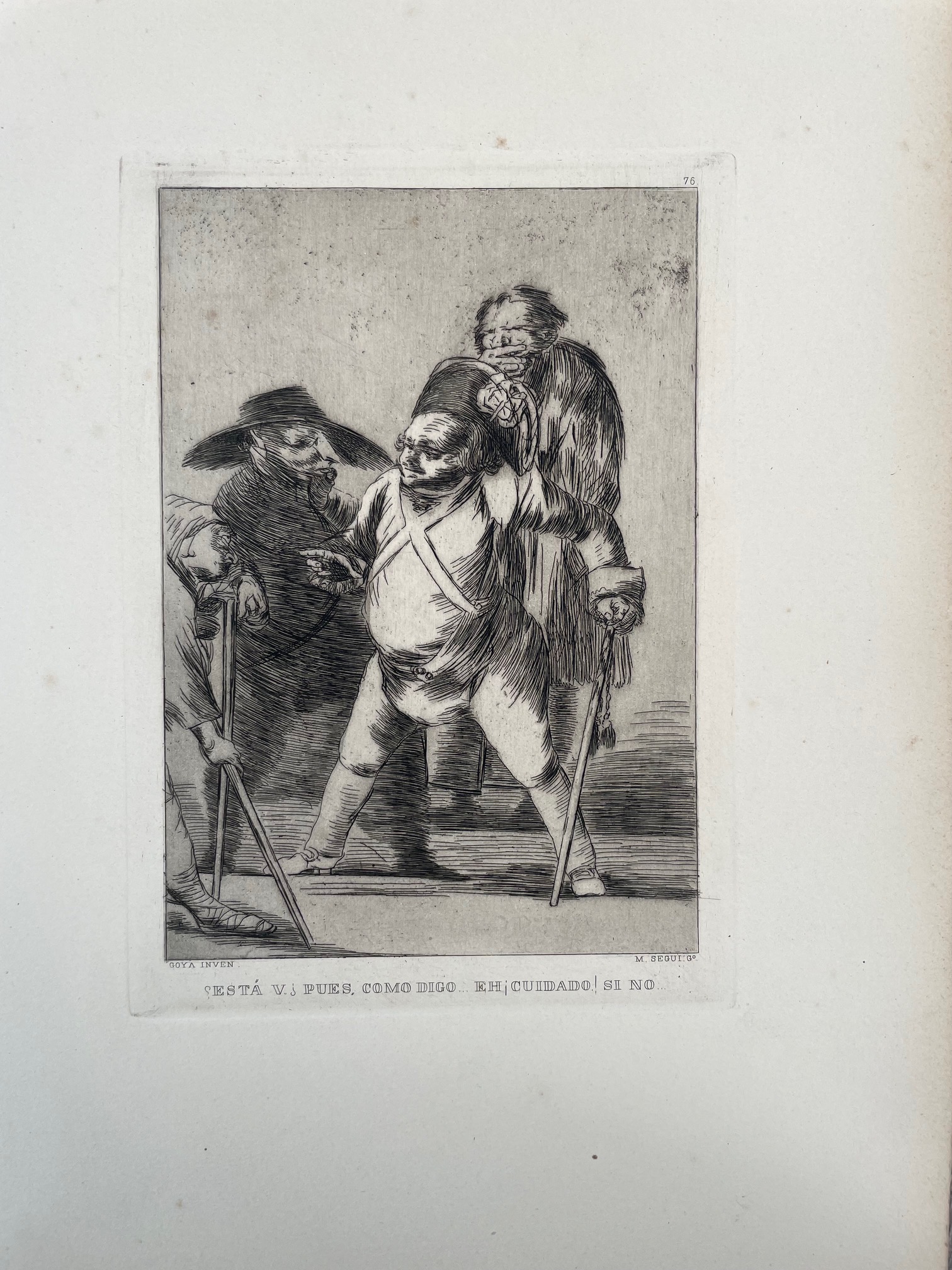 Esta V Pues Como Digo Eh Cuidado Si No - Francisco De Goya – Image 1