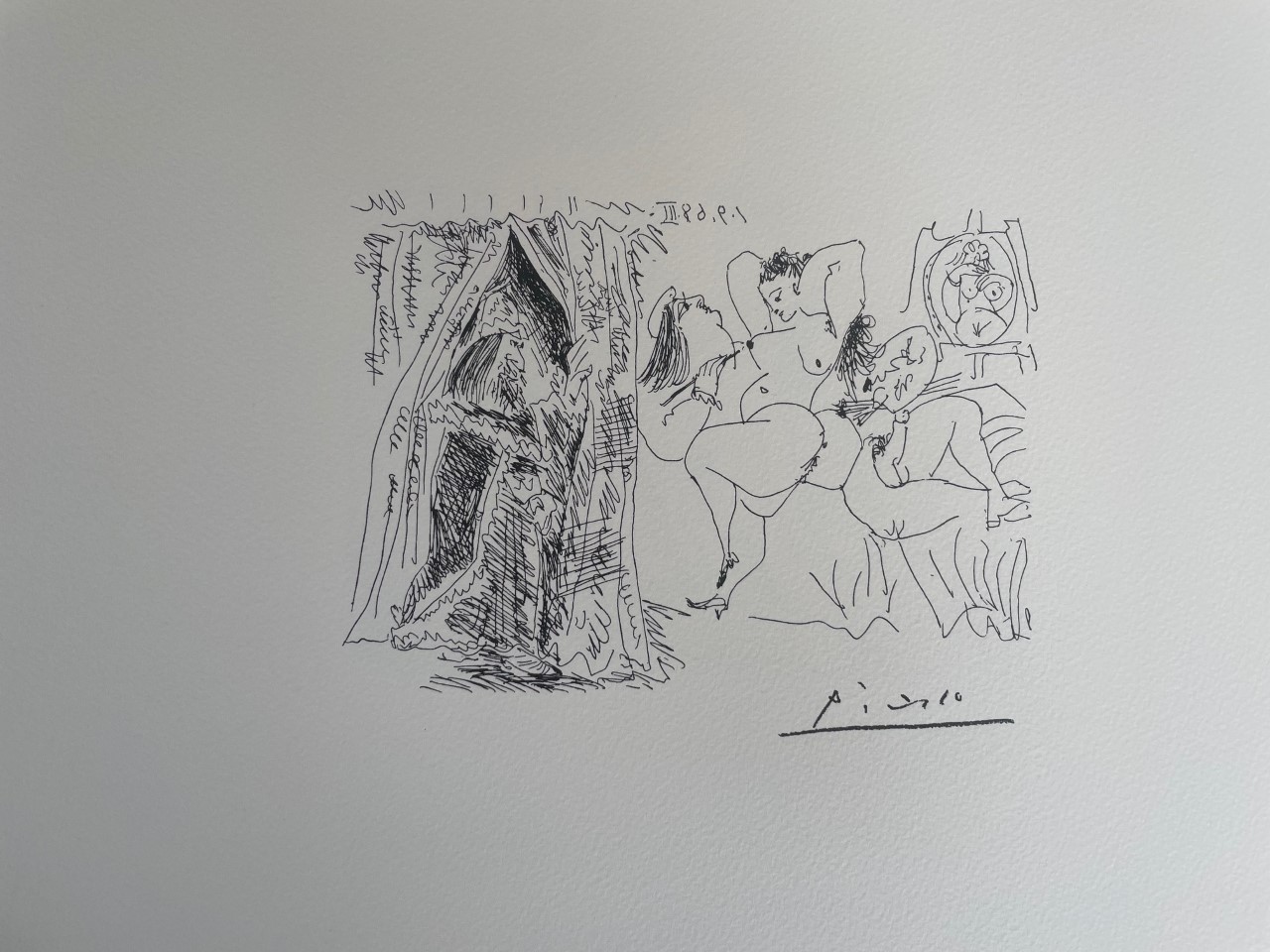 Le Pape Entre, avec un Sourire Patelin - Picasso Pablo – Image 1