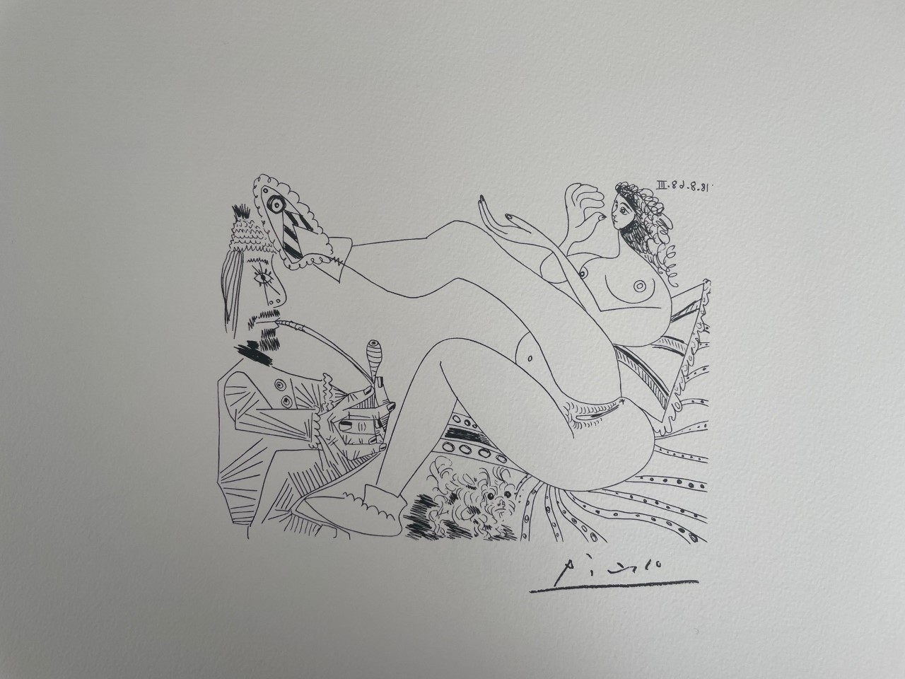 Pablo Picasso - Lithographie – Image 1
