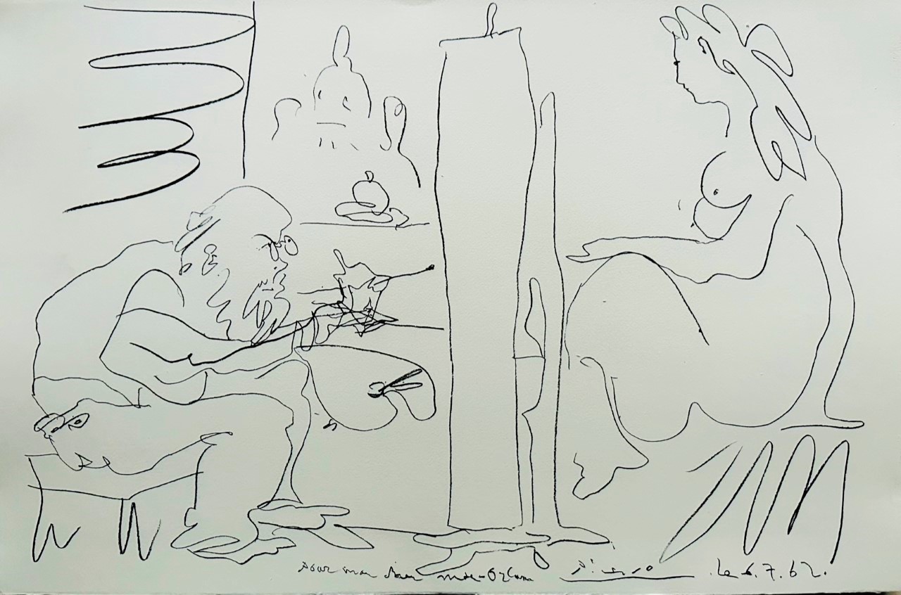 Le Peintre et Son Modele 1962 - Pablo Picasso – Image 1