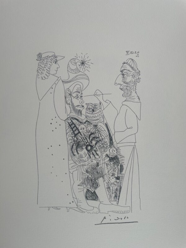 Le Moine et le Roi - Pablo Picasso