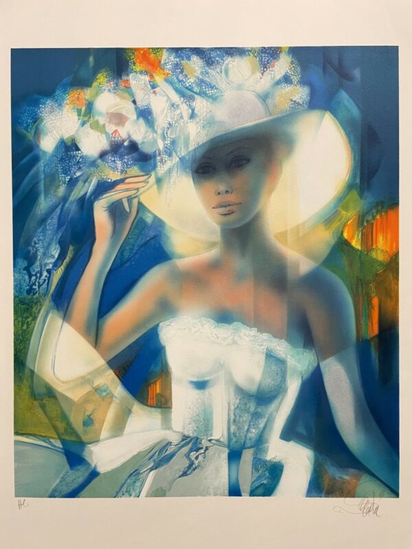 Femme au Chapeau I - Jean-Baptiste Valadie