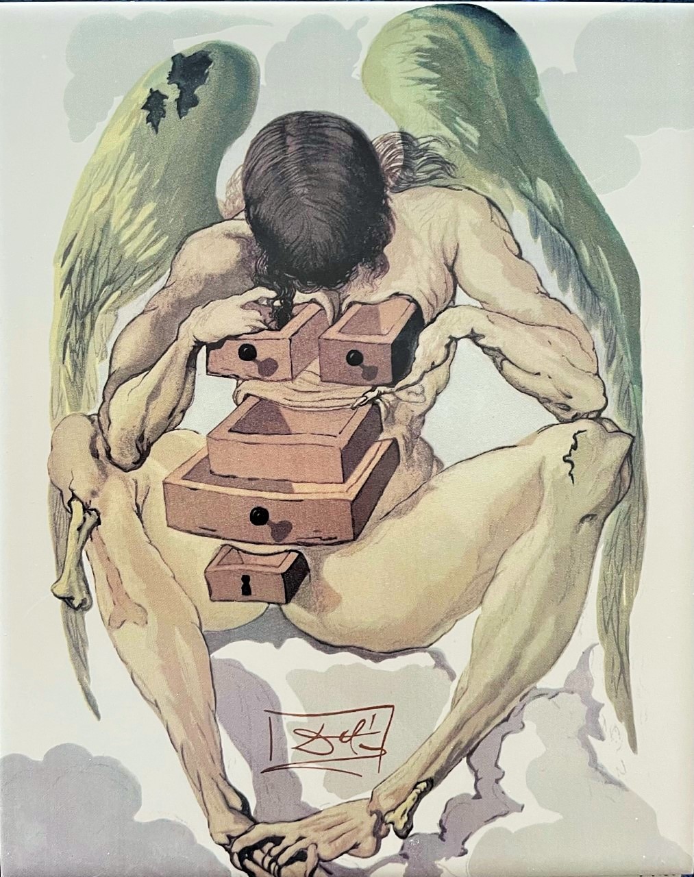 L’ange Déchu - Salvador Dali – Image 1