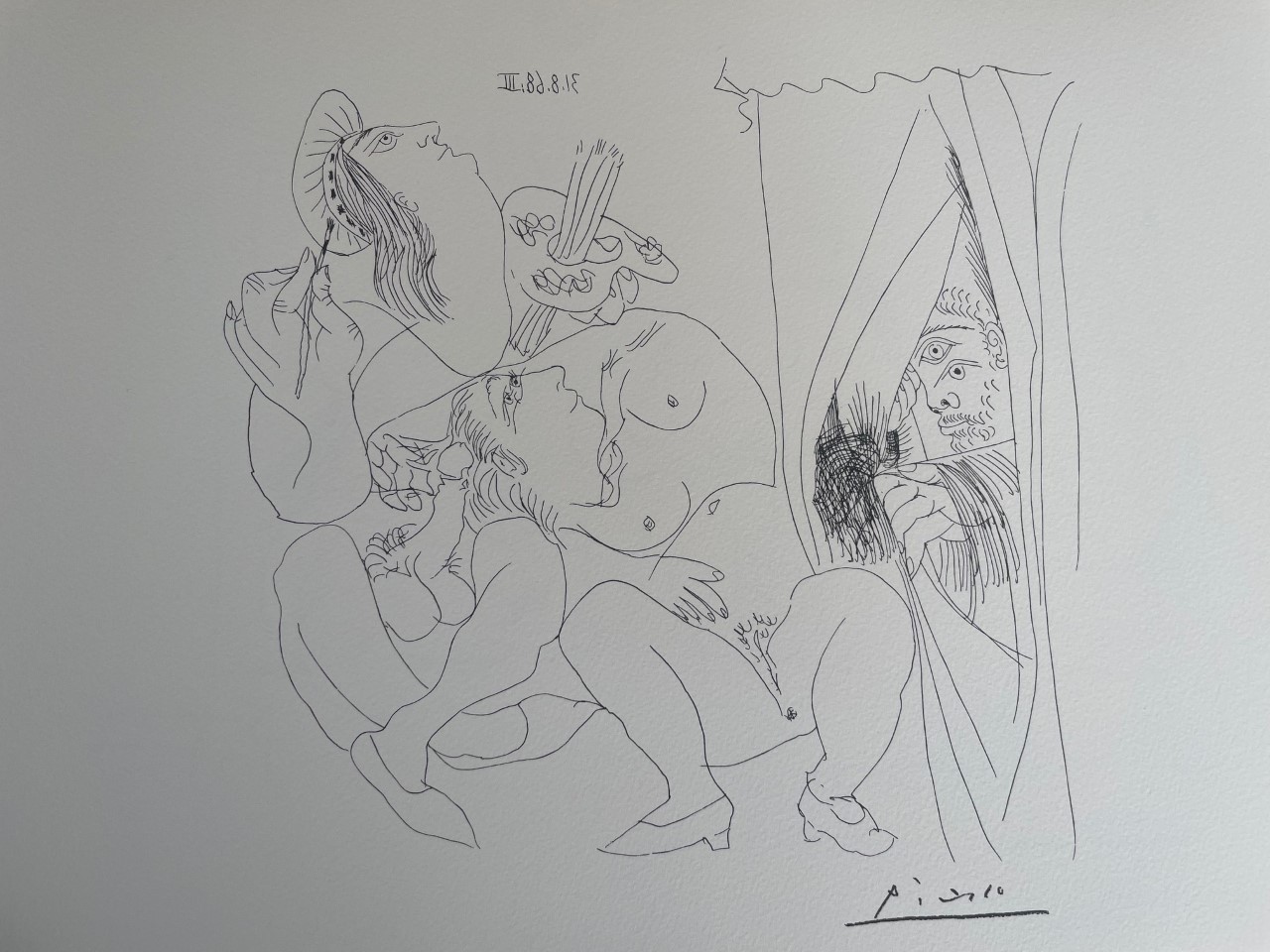 Pablo Picasso - Lithographie – Image 1