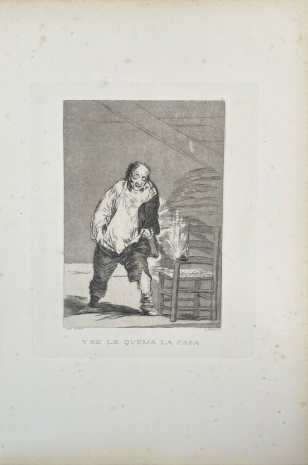 Y Se le Quema la Casa - Francisco De Goya