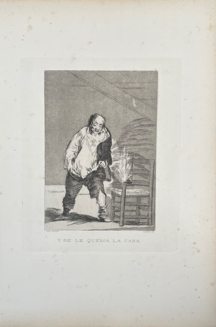 Y Se le Quema la Casa - Francisco De Goya – Image 1