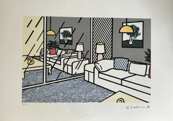 L'interieur aux Peintures Reposantes - Lichtenstein Roy
