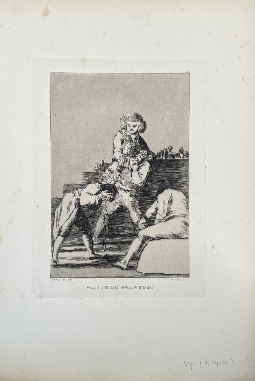 Al Conde Palatino - Francisco De Goya – Image 1