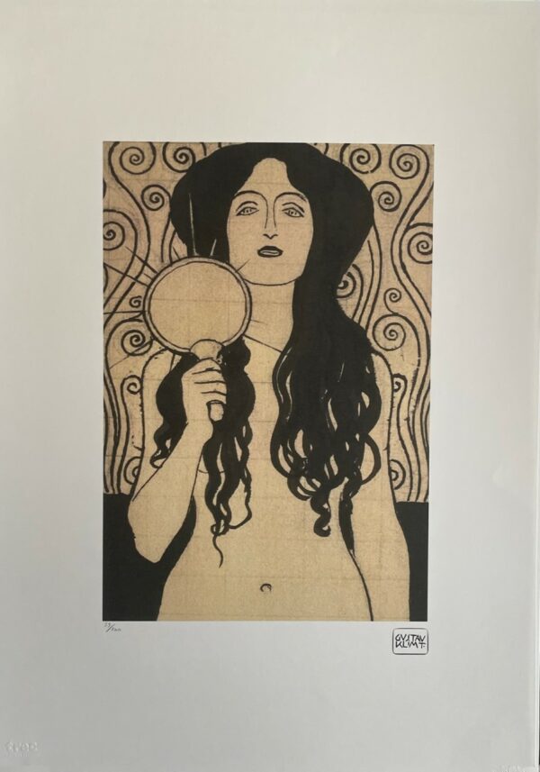 Femme au Miroir - Gustav Klimt