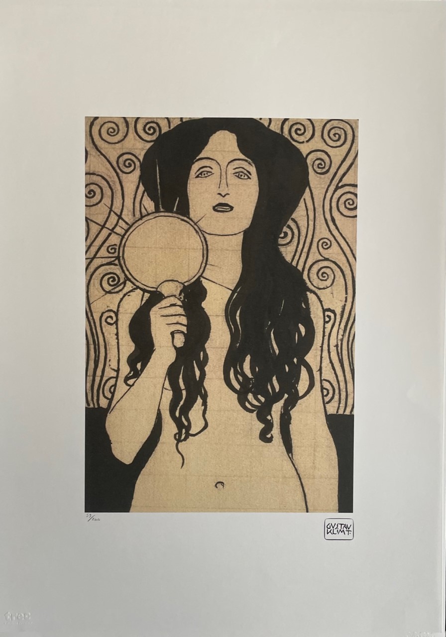 Femme au Miroir - Gustav Klimt – Image 1