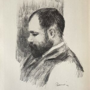 Homme de Profil - Pierre-Auguste Renoir