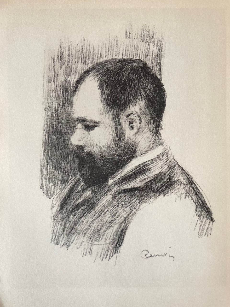 Homme de Profil - Pierre-Auguste Renoir – Image 1