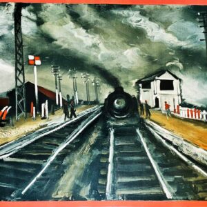 Depart Imminent du Train - De Vlaminck Maurice