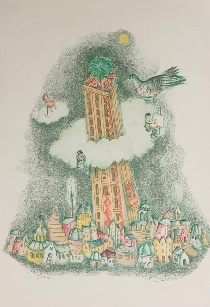 La Tour dans les Nuages - Françoise Deberdt – Image 1